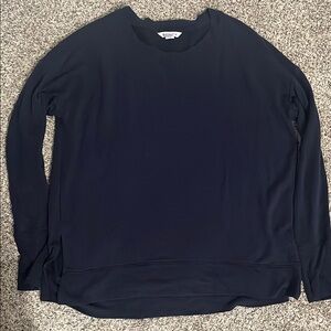 Athleta size large Navy Long Sleeve shirt super soft